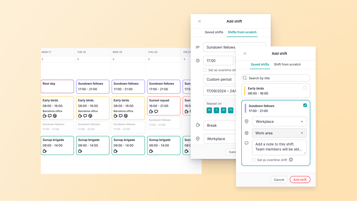 Experience smarter shift planning