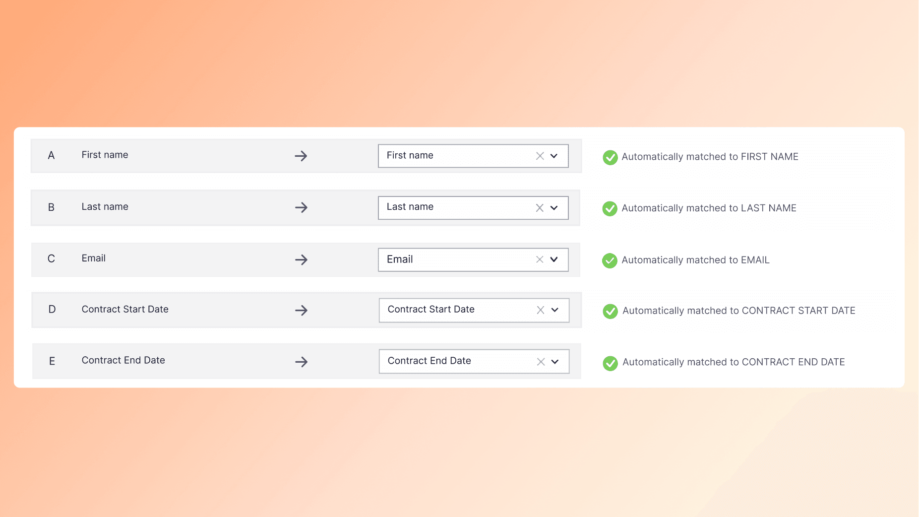 Import employee data into Factorial