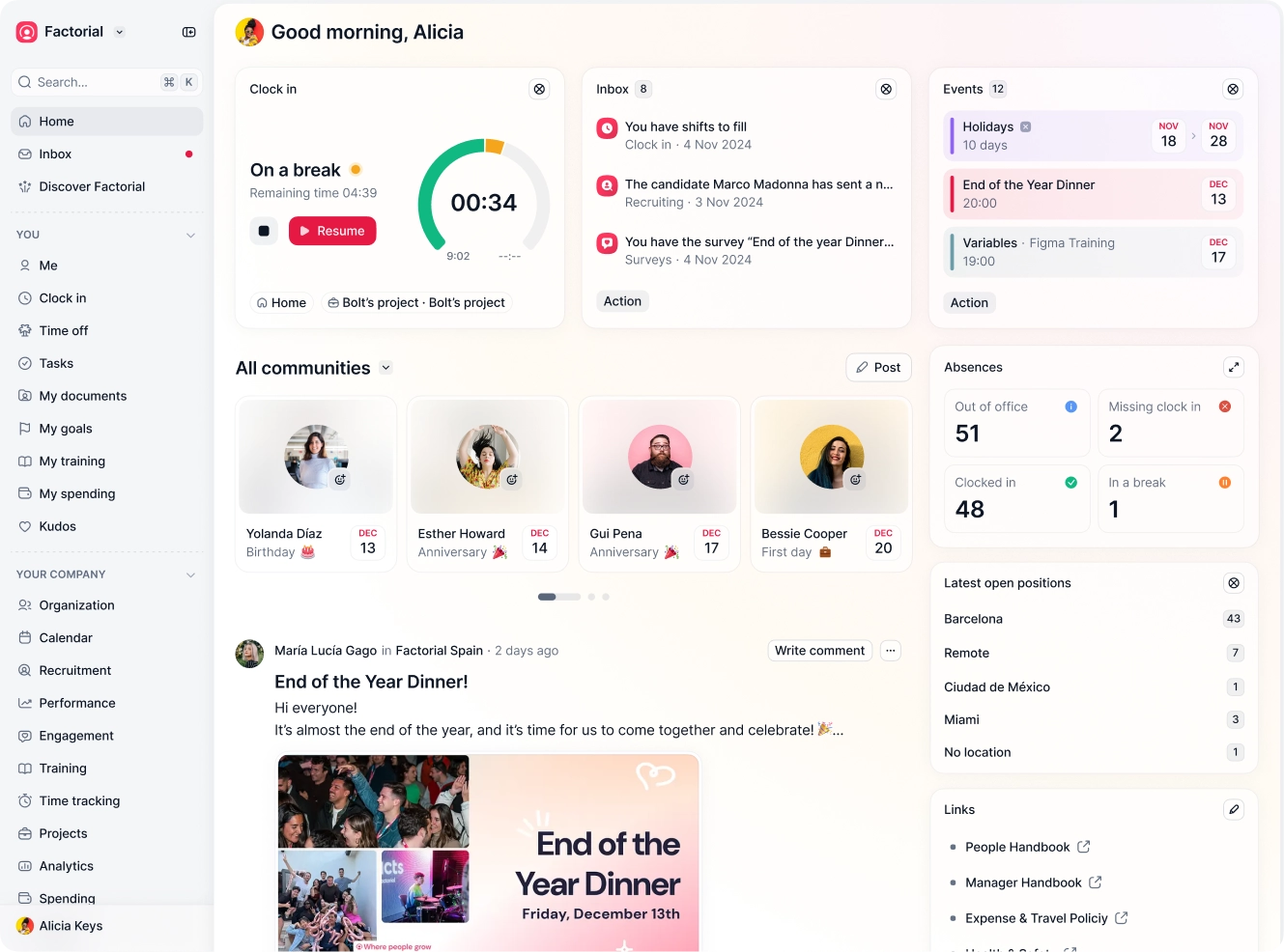 Explore the platform
