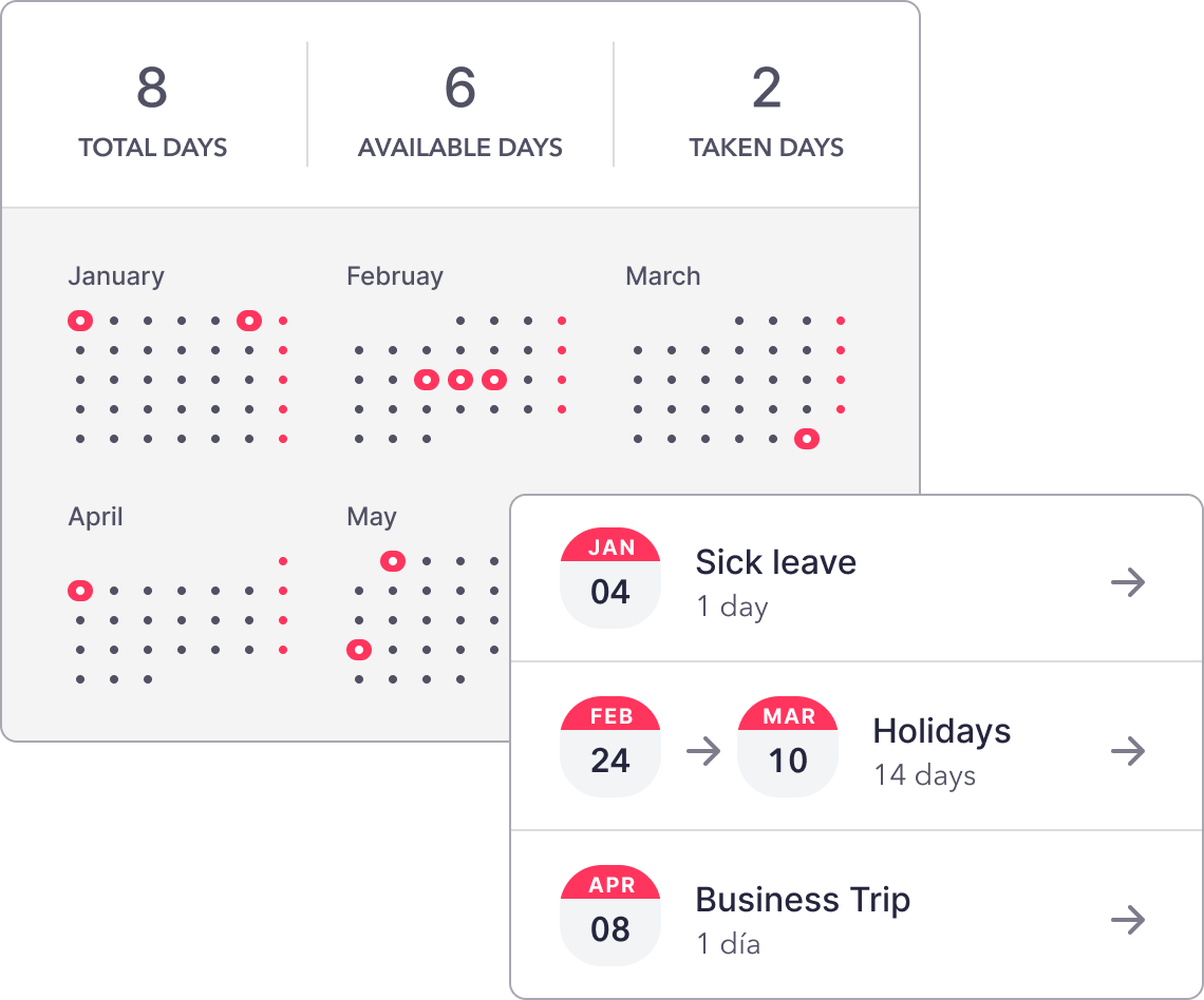 employee vacation tracking