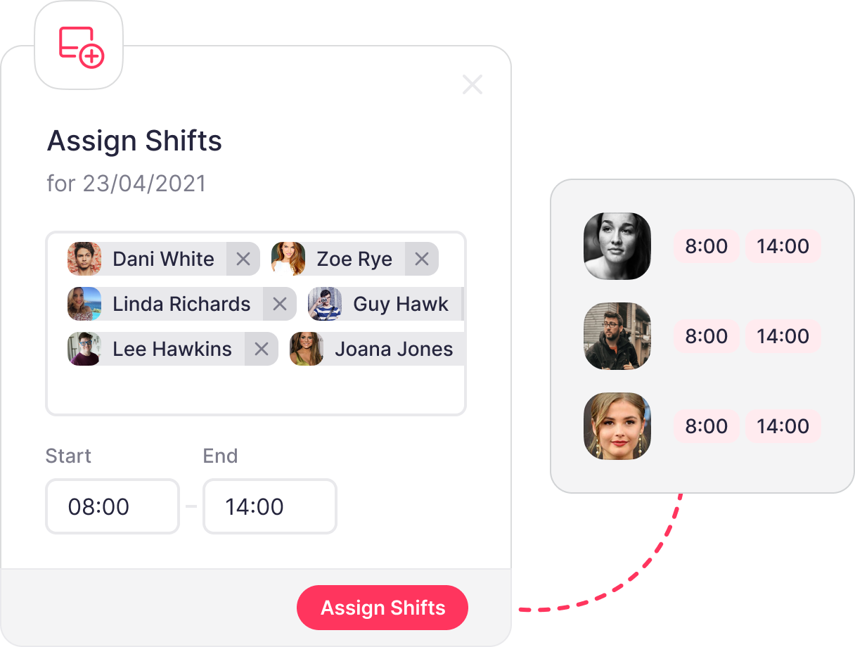 Assign Shifts