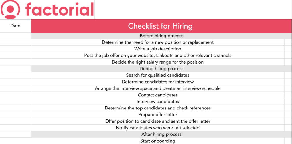 Download your free checklist for a smooth and seamless hiring process.