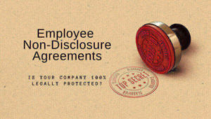 employee confidentiality agreements