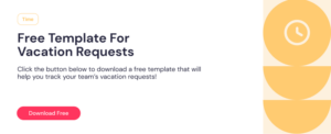 vacation request template