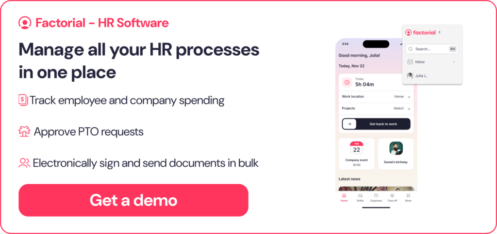 Factorial HR software banner