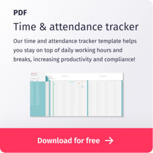 time and attendance tracker