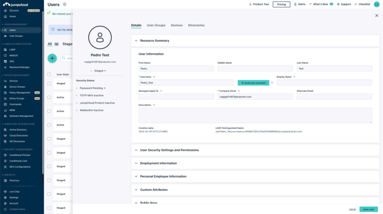 Factorial JumpCloud Integration: New Release - Factorial