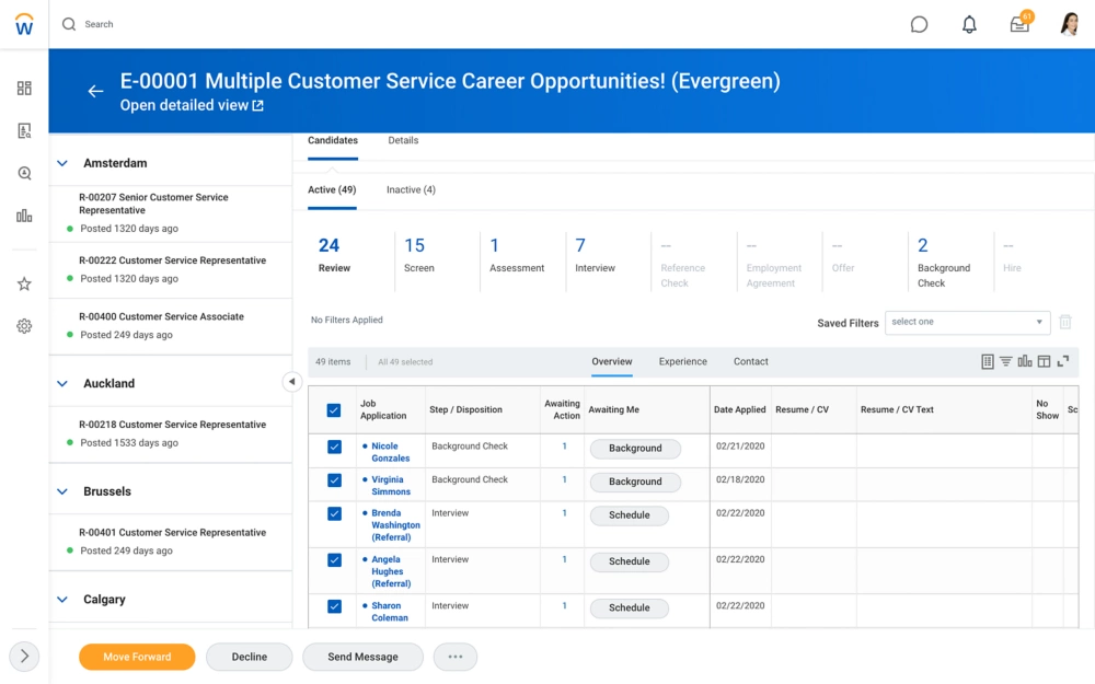workday applicant tracking system