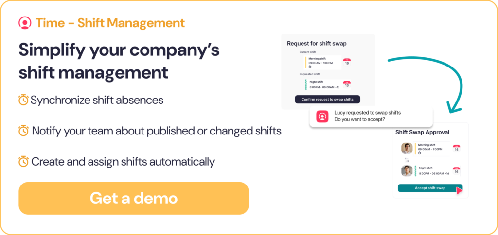 Automate your shift management with Factorial