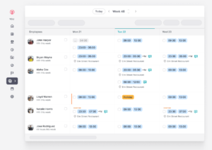 shift schedule template