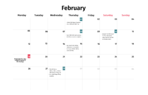 hr calendar example