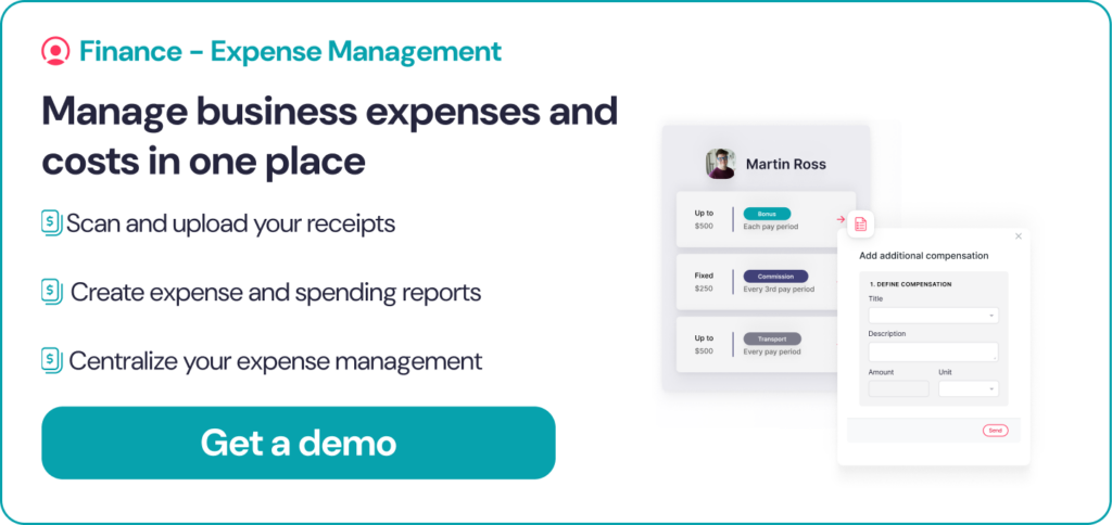 Expense management with Factorial, all-in-one HR software