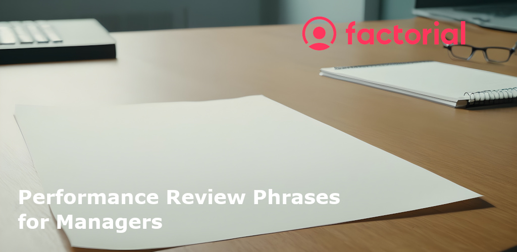 performance review phrases