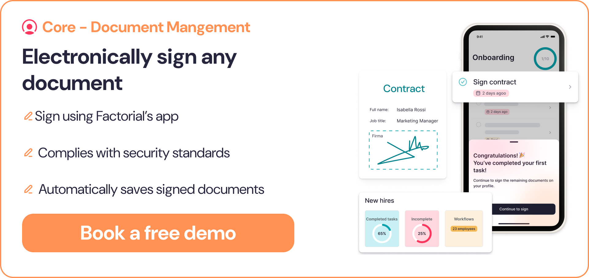 e-signatures document management