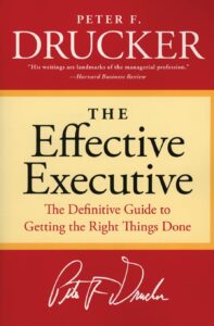 Must-read Project Management Book - the Effective Executive