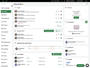 Sage HR dashboard. Top Sage HR alternatives