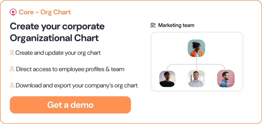 Utilize Factorial to create your org chart and outline roles, job descriptions, and levels to create your company's career framework policy. 