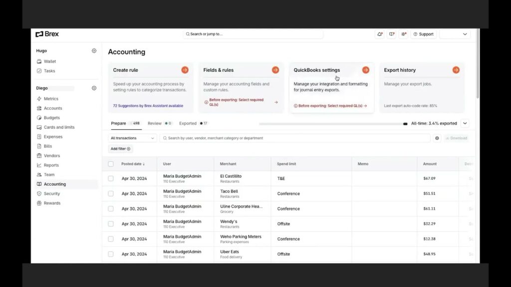2025 best expense management software brex