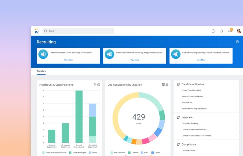 Top talent management system in 2025 Workday HCM