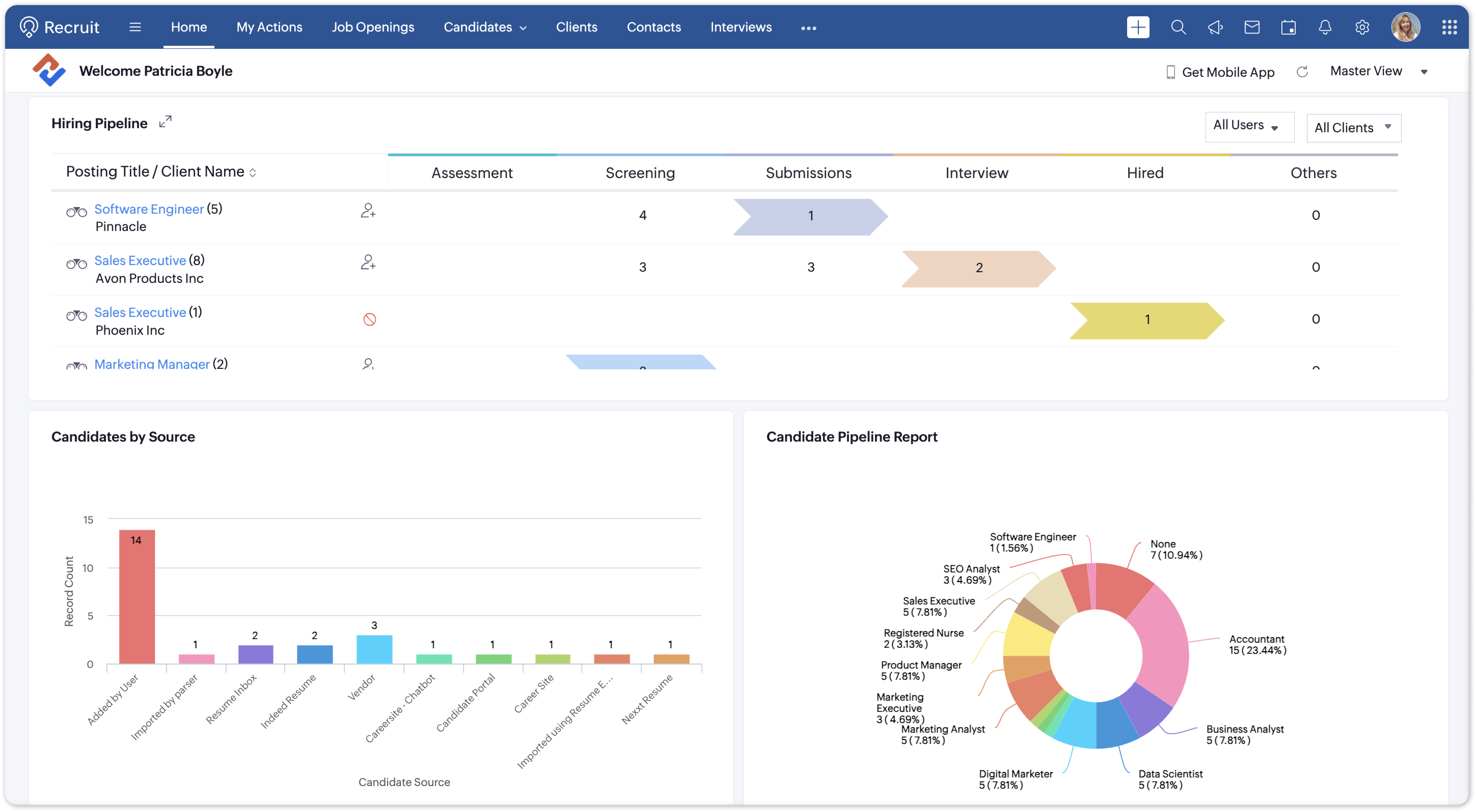 zoho recruit hr ats