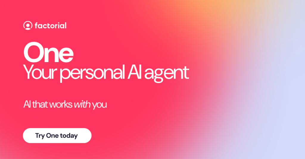One, Factorial's AI agent