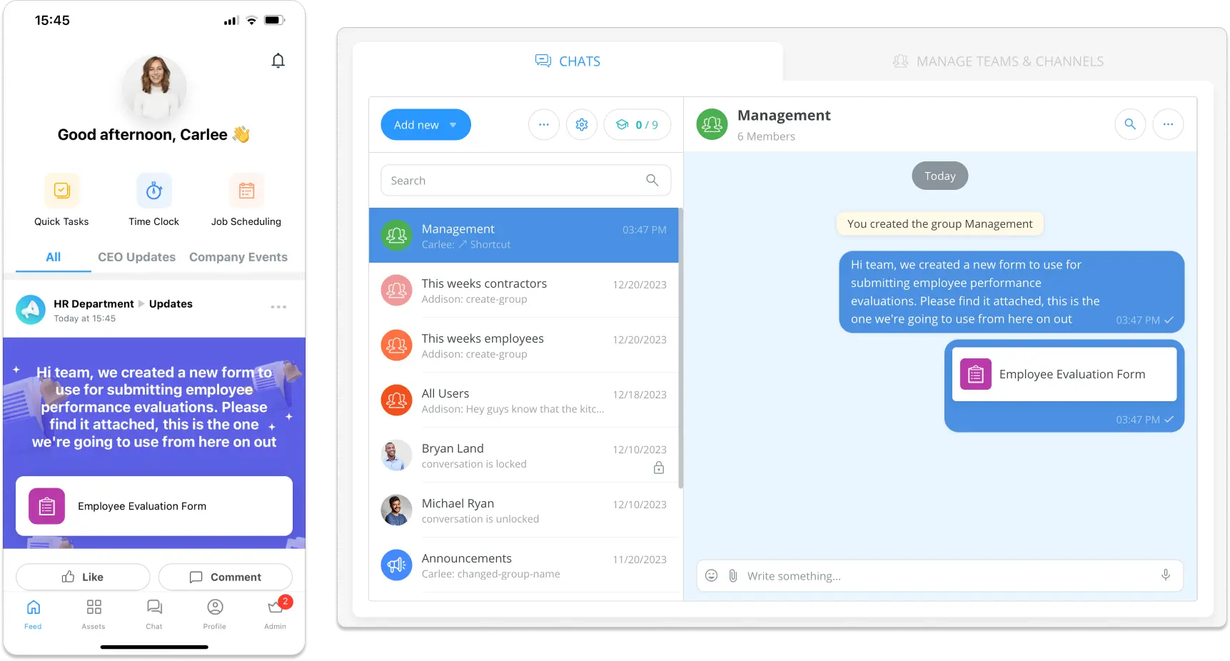 connectteam performance management