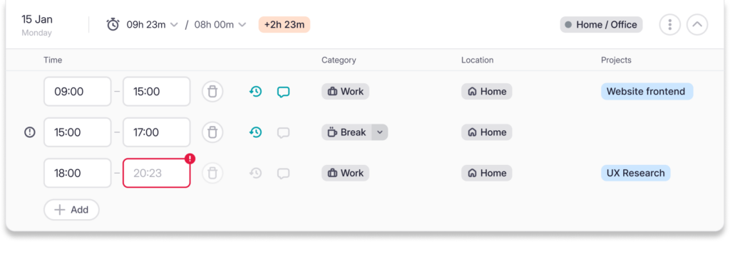 Factorial timesheets for accurate record keeping and payslips