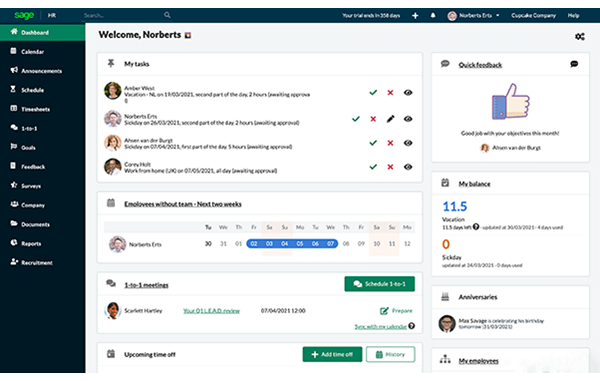 hr software portugal sage