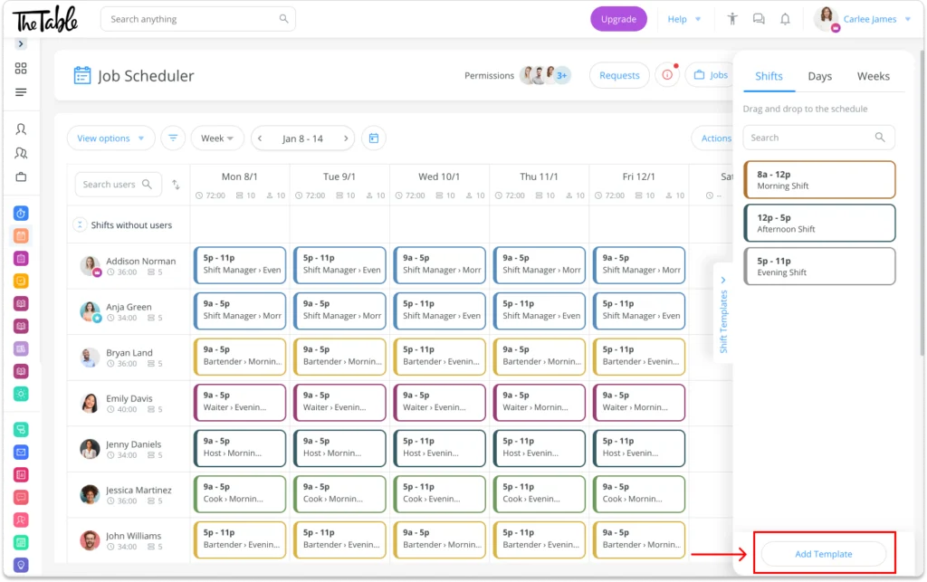 connecteam scheduler