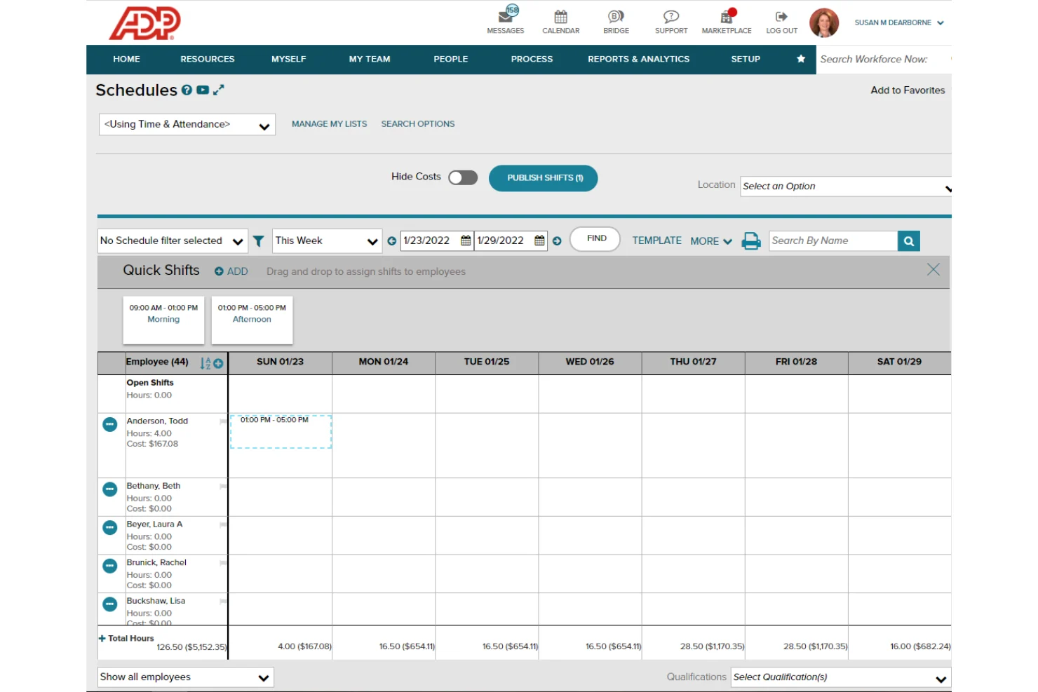 adp workforce now features